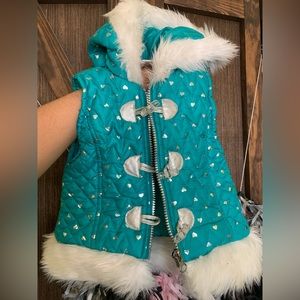 Hooded quilted vest